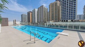 Outdoor pool - Vogue | Binghatti Galaxy JVC near Circle Mall (Dubai)