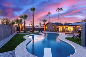 Pool - The Greystone on Osborn | Heated Pool + Firepit (Scottsdale)