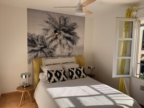 2 bedrooms, iron/ironing board