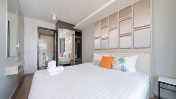 Design Condo, Balcony, Garden View | 1 bedroom, free WiFi