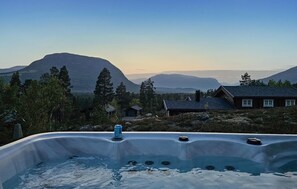 Utendørs boblebad