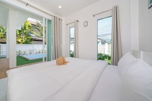 Exclusive Villa, 2 Bedrooms, Pool View, Beachside | 2 bedrooms, free WiFi