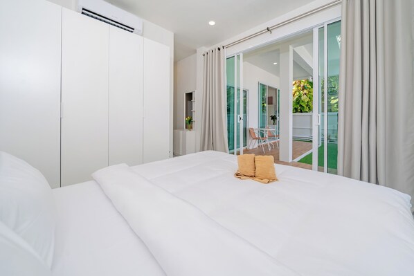 エクスクルーシブ ヴィラ 2 ベッドルーム プールビュー ビーチサイド | 2 室のベッドルーム、WiFi (無料)