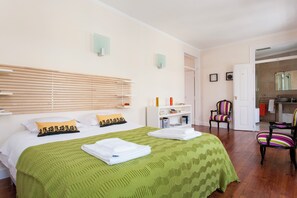 Family Apartment, City View | 1 bedroom, iron/ironing board, free WiFi, bed sheets