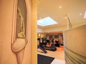 Fitness facility - Beautiful apartment for 5 people with WIFI, TV and balcony (Saas-fee)