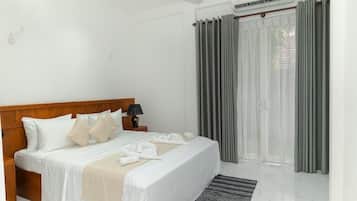 Comfort-huoneisto, useita sänkyjä, patio | 2 makuuhuonetta, ilmainen Wi-Fi