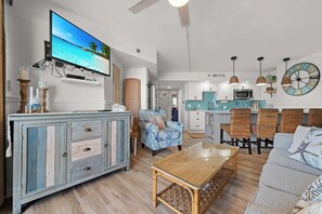 Televisión y oficina 