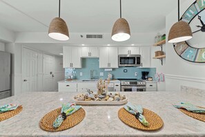 Fridge, microwave, oven, stovetop - Ocean Forest Plaza 1105 - Ocean view! (Myrtle Beach)