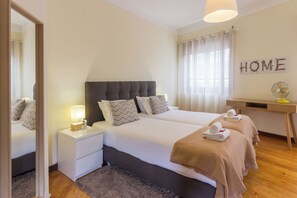 5 室のベッドルーム、アイロン / アイロン台、WiFi、ベッドシーツ