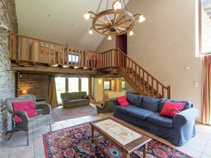 TV, fireplace, DVD player, stereo