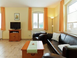 Tv, eldstad och dvd-spelare