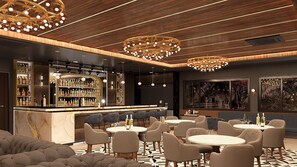 Cocktail bar, pool views, open daily