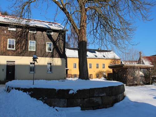 Wohnung in Weibig mit Garten