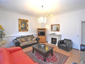 TV, DVD player, foosball, table tennis