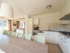 Microwave, dishwasher, coffee/tea maker, highchair