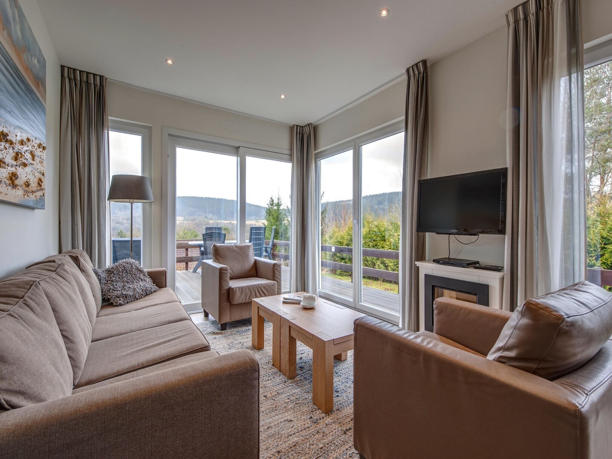 TV, fireplace, DVD player