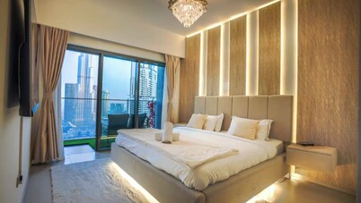 Elite Burj Khalifa Fountain 4 BR Flat