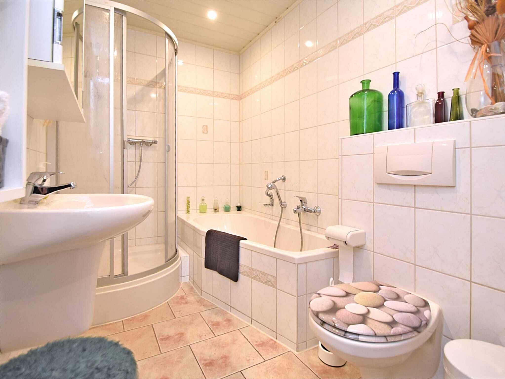 Een douche, een haardroger