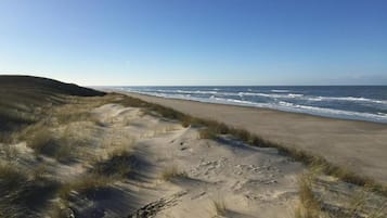Vlak bij het strand