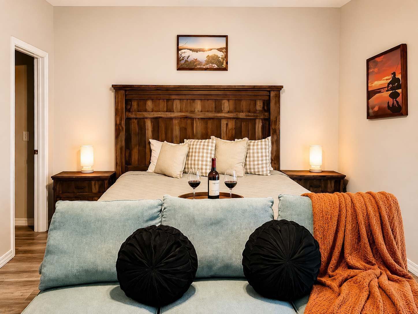 4 habitaciones, wifi y ropa de cama 
