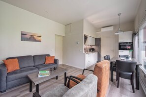 TV, DVD player, stereo