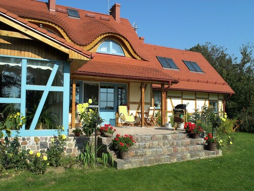 Seaside Villa with Sauna