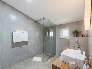 Shower, hair dryer