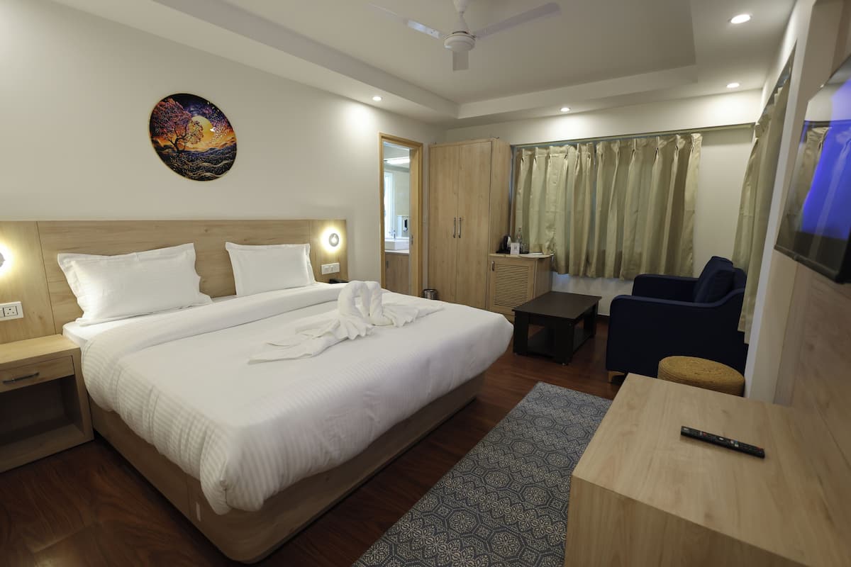 Standard Double Room, City View | Cadar kapas Mesir, peralatan tempat tidur premium