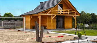 eco-friendly house by Goszcza lake