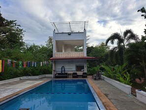 Pool - Cozy bedroom resort with kitchen, WiFi  in charming Rosales 20000m² wall around (Rosales)