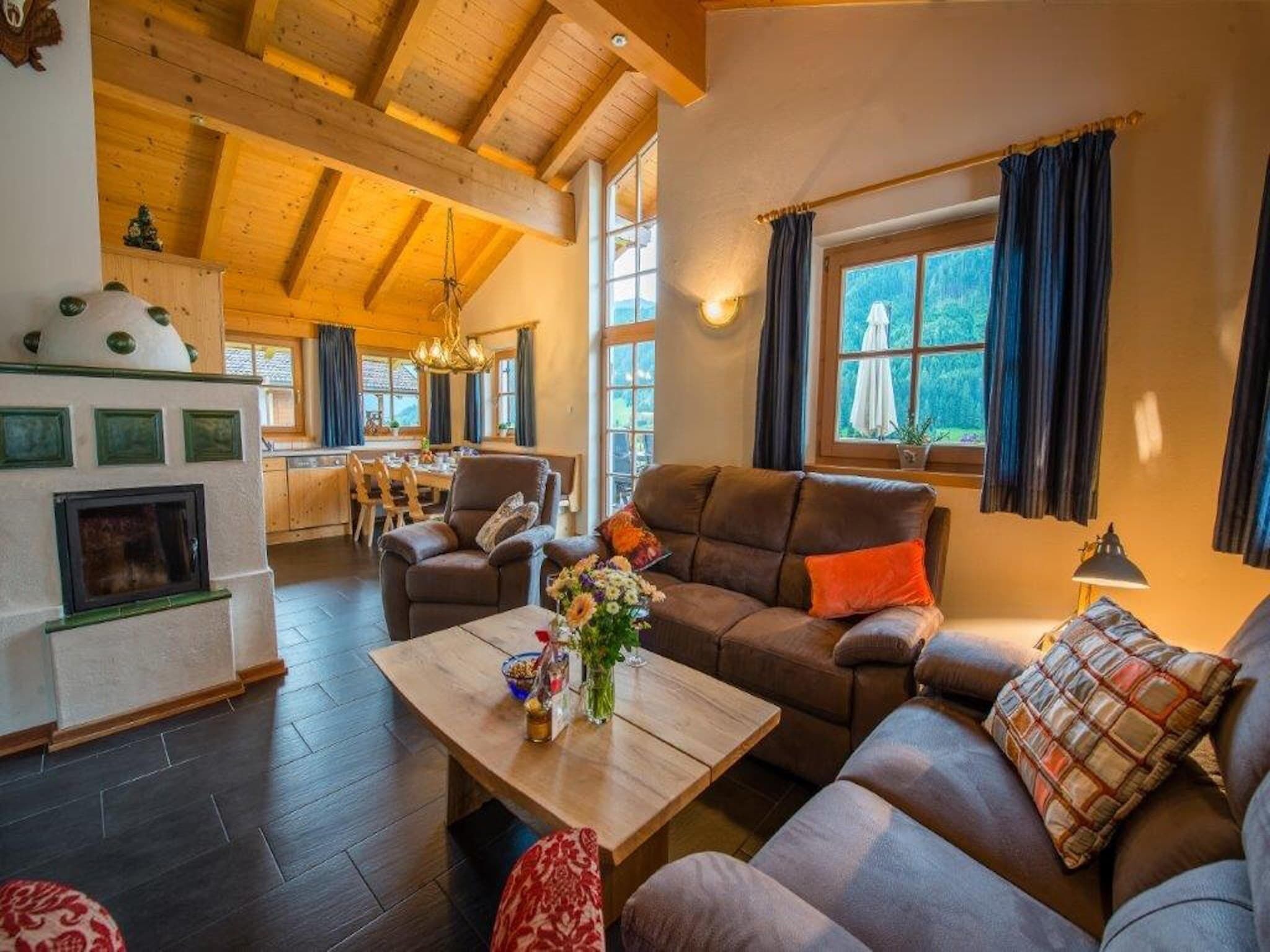 TV, fireplace, DVD player