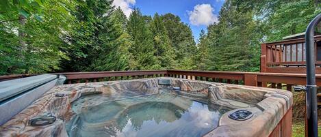 Bain à remous extérieur