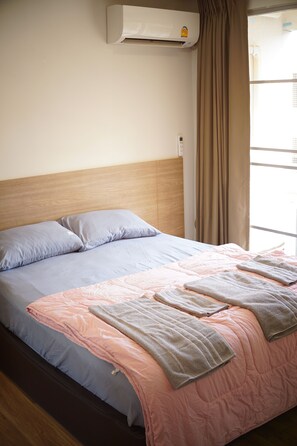 Apartamento luxo, 1 quarto, ar-condicionado, vista para a cidade | 1 quarto, escrivaninha, Wi-Fi de cortesia