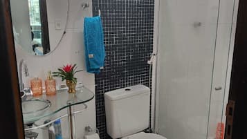 Shower, toilet paper