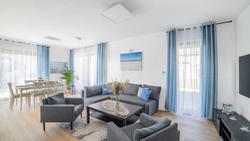 TV connectée, cheminée