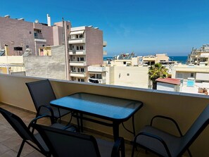 Apartment, 1 Bedroom, Smoking, City View | Balcony - Son of the Beach Apartment - 20sec Walk to Beach (Chania)