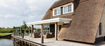 Villa by the Water with Sauna and Terrace