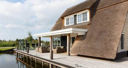 Villa by the Water with Sauna and Terrace