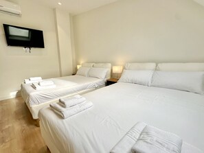 1 bedroom, iron/ironing board, bed sheets