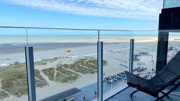 Vlak bij het strand