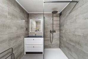 Shower, hair dryer
