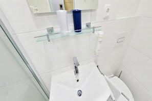 Shower, hair dryer