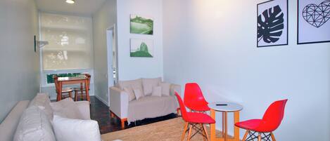 Familieleilighet | 3 soverom, sengetøy av topp kvalitet og blendingsgardiner