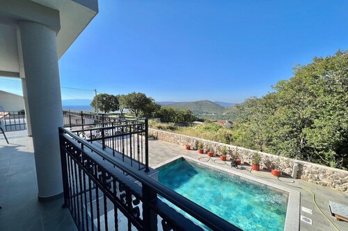 Group holiday villa with pool