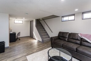 Smart TV, fireplace, video games