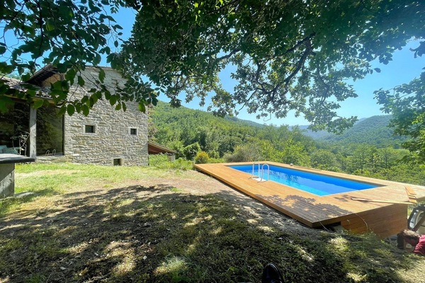 Schwimmbad des Ferienhauses
