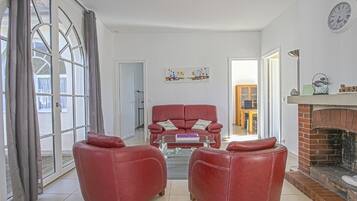 TV connectée, cheminée