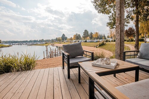 Chalet in Duisburg with Beach and Harbor Views