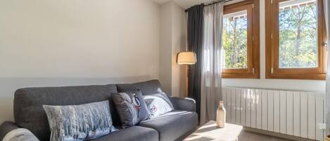 TV connectée, cheminée