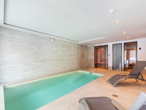 Indoor pool, a heated pool